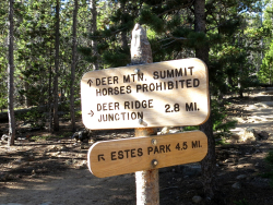 trail sign